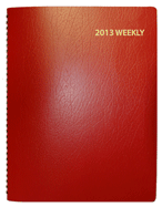 Red Large Personalized Planners