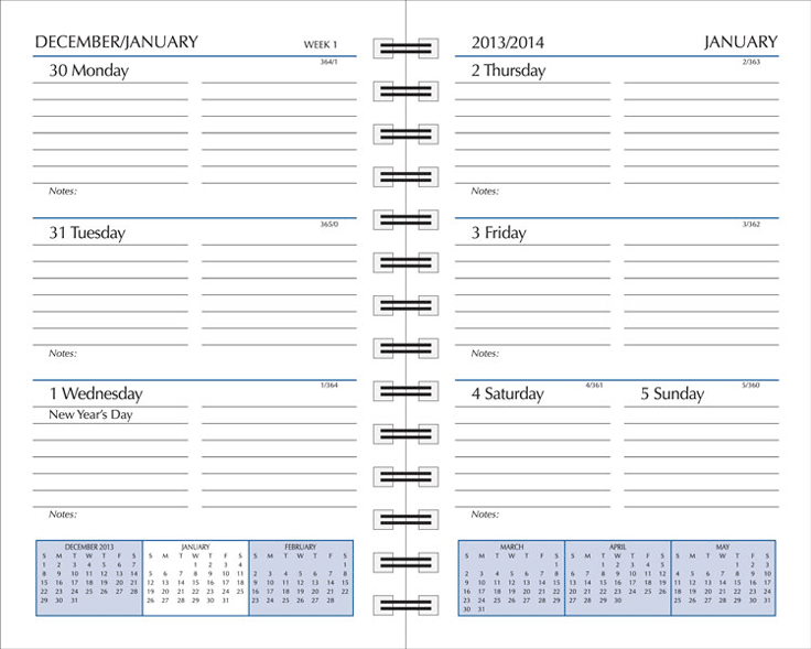 Day Planner Refills, 2021 Weekly Planner Refills