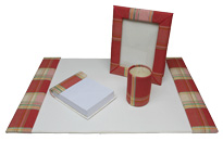 18x24 Four-Piece Fabric Desk Set