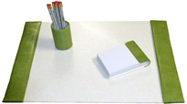 18x24 Reptile-Croco 3-Piece Desktop Blotter Pad Set