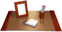 20x30 Croco-Reptile 4-Piece Office Blotter Set