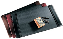 Black & Brown Leather Desk Blotters