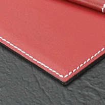 28 x 18 Leather Red Desk Pad Blotter