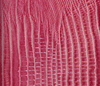 desert pink lizard-textured leather