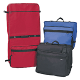 red blue and black contemporary garment bags