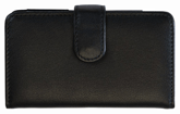 black leather iPod touch case closed