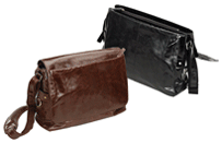 High-Gloss Leather Messenger Bags