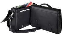 Leather Flapover Briefcases