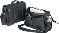 Top-Grain Leather Flapover Messenger Bag